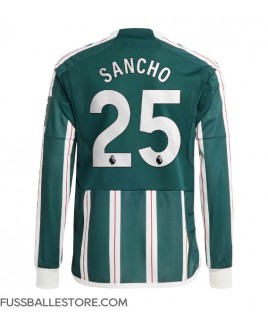 Günstige Manchester United Jadon Sancho #25 Auswärtstrikot 2023-24 Langarm